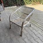 Rotan fauteuil, rieten stoel wit ibiza, Ophalen, Wit, Riet of Rotan, Nvt