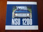 NSU 1200 groot formaat brochure, Verzenden, Zo goed als nieuw, Overige merken