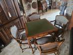Antieke eettafel met 4 stoelen, Ophalen