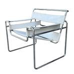 Vintage Wassily Fauteuil, B3 Design Jaren 80 Chrome Stijl, Huis en Inrichting, Fauteuils, Gebruikt, Vintage, 75 tot 100 cm, Vintage