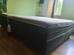 boxspring met topper 190x200 cm, Ophalen, Zwart, Tweepersoons, Zo goed als nieuw
