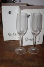 4 kristallen flûtes, Verzamelen, Glas en Borrelglaasjes, Ophalen of Verzenden, Nieuw, Overige typen