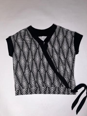 SUMMUM shirt zwart/wit M in goede staat beschikbaar voor biedingen