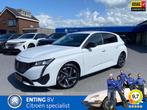 Peugeot 308 1.2PT 130 ALLURE PACK EAT8 AGR SEAT/ADAPT CRUISE, Gebruikt, Leder en Stof, Wit, Grijs