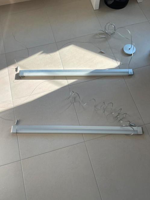 2 bureau hanglampen, Huis en Inrichting, Lampen | Hanglampen, Gebruikt, Minder dan 50 cm, Ophalen of Verzenden