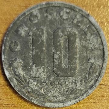 OOSTENRIJK 10 groschen 1948 KM#2874 VERY FINE beschikbaar voor biedingen