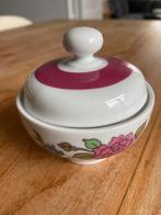 Vintage Porseleinen Suikerpot met Bloemen, Overige typen, Ophalen of Verzenden, Zo goed als nieuw, Overige stijlen