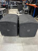 2 x Turbosound IQ18B subwoofer - Klark Teknik DSP, Subwoofer, Info@turbosound.nl, Turbostraat 1, Zo goed als nieuw