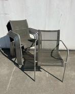 35 stuks luxe Textileen aluminium horeca Terras stoelen, Ophalen, Riet of Rotan, Overige kleuren, Zo goed als nieuw