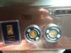Gouden Munten en Baar - Collectie 3 stuks, Postzegels en Munten, Edelmetalen en Baren, Ophalen of Verzenden, Goud
