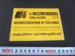 sticker venlo blerick van nieuwenborg natuursteen tegels, Ophalen, Zo goed als nieuw, Bedrijf of Vereniging