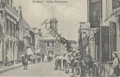 Dokkum - Kleine Breedstraat - Knoop REPRO [KRST005-3291, Verzamelen, Ansichtkaarten | Nederland, Gelopen, Friesland, Verzenden