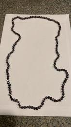 Parelketting met grijze zoetwater parels 90 cm lang., Ophalen of Verzenden, Ketting, Met edelsteen