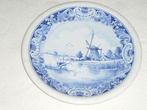 Delfts Blauwe Wandbord Landschap KJ 1949, Ophalen