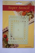 Marianne Super snij/borduur stencil nr.4010, Ophalen of Verzenden, Nieuw, Overige thema's, Pons of Mal