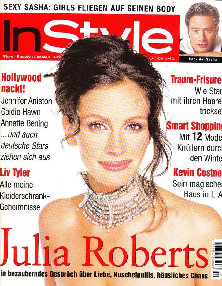 Julia Roberts - InStyle - Deutsch - Duits, Boeken, Tijdschriften en Kranten, Zo goed als nieuw, Muziek, Film of Tv, Verzenden