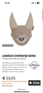 Lemieux loire dekje maat full oornetje maat x-full, Dieren en Toebehoren, Paarden en Pony's | Dekens en Dekjes, Ophalen of Verzenden