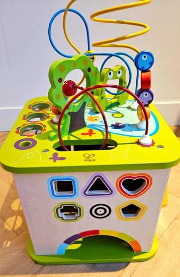 Hape Speelkubus met kralenspiraal | Groot beschikbaar voor biedingen