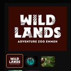 4x Wildlands korting, Tickets en Kaartjes, Kortingen en Cadeaubonnen, Drie personen of meer, Kortingsbon, Overige typen