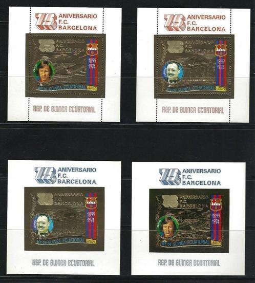 Serie F. C. Barcelona 75 Anniversary J. Camper Johan Cruijf, Postzegels en Munten, Postzegels | Afrika, Postfris, Guinee, Verzenden