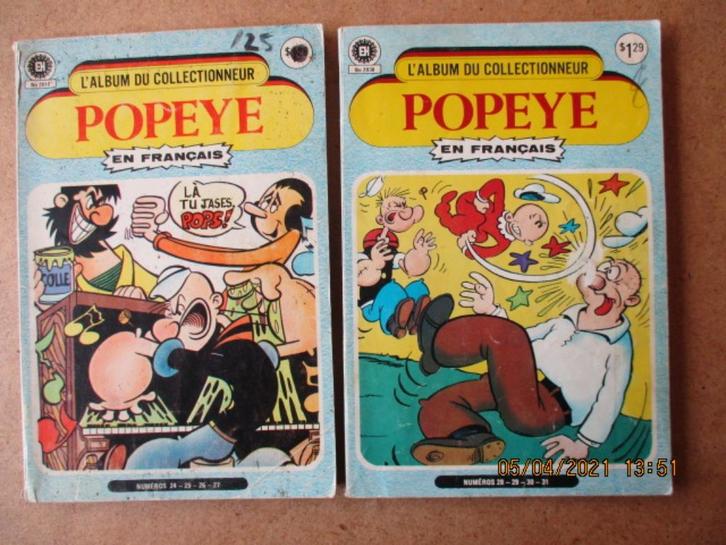 adv0736 popeye omnibus frans 4, Boeken, Stripboeken, Gelezen, Eén stripboek, Ophalen