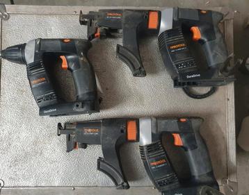 3 x protool dwc 12 - 4000 dec li schroefautomaat beschikbaar voor biedingen