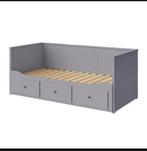 Hemnes bed grijs ikea (alleen bed), Ophalen, Eenpersoons, Zo goed als nieuw, 80 cm
