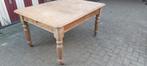 Antieke grenen tafel, Huis en Inrichting, Tafels | Eettafels, Ophalen, Gebruikt, Rechthoekig, 100 tot 150 cm