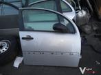 citroen c3 2002 tm 2008 deur rv zilver grijs en blauw