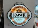 Kaiser bier oude reclame lichtbak, Verzamelen, Overige merken, Reclamebord, Plaat of Schild, Gebruikt, Ophalen of Verzenden