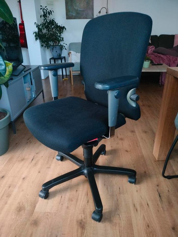Ergonomische Bureaustoel Haworth Comforto, Huis en Inrichting, Bureaustoelen, Gebruikt, Bureaustoel, Zwart, Ergonomisch, Ophalen