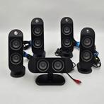 Logitech X530 5.1 pc speaker set voor PC - Met garantie, Computers en Software, Pc speakers, Ruilrijk, Zo goed als nieuw, Info@ruilrijk.nl
