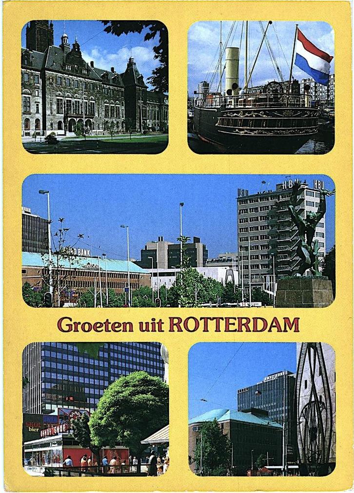 914220 Rotterdam ZH 1981 Gelopen met postzegel, Verzamelen, Ansichtkaarten | Nederland, Gelopen, Zuid-Holland, Voor 1920, Ophalen of Verzenden