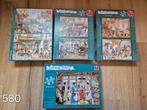 7 Anton Pieck puzzels van 1000., Ophalen of Verzenden, 500 t/m 1500 stukjes, Gebruikt, Legpuzzel