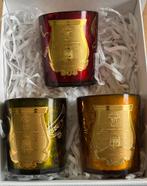 Cire Trudon lege glazen 3stuks kerst limited edition, Verzenden, Zo goed als nieuw, Overige materialen, Minder dan 25 cm