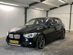 BMW 1-serie 116i High Executive AUT. NAVI ECC LED CRUISE SPO, Euro 5, Gebruikt, 4 cilinders, Zwart