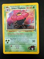 Erika’s vileplume #5 Gym heroes holo Pokémon kaart, Ophalen of Verzenden, Zo goed als nieuw, Losse kaart
