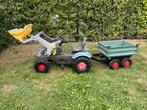 Trac Lader Tractor met aanhanger en voorlader Rolly Toys, Ophalen, Gebruikt, Trapvoertuig
