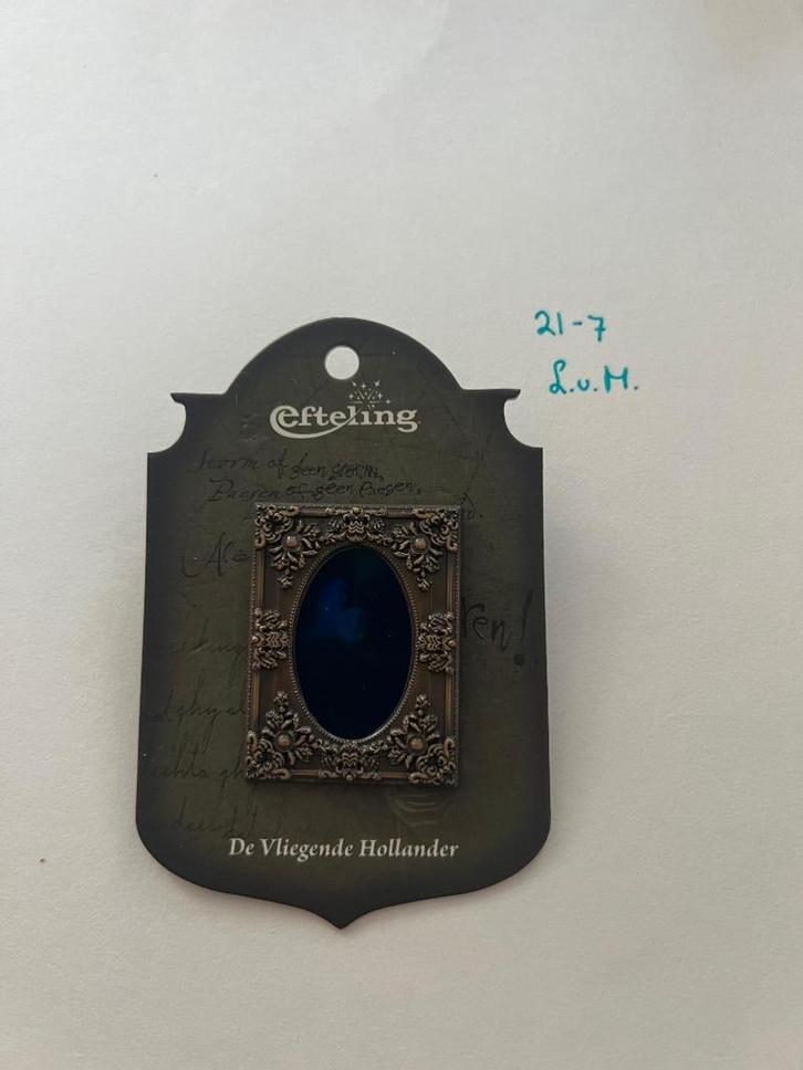 Efteling pin - EPP 487 - De Vliegende Hollander – Spiegel, Verzamelen, Efteling, Nieuw, Button of Speldje, Ophalen of Verzenden