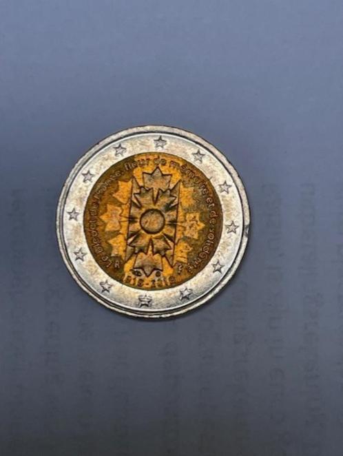 2 Euro Herdenking Frankrijk 1918-2018 "Le Bleuet de France", Postzegels en Munten, Munten | Europa | Euromunten, Losse munt, 2 euro