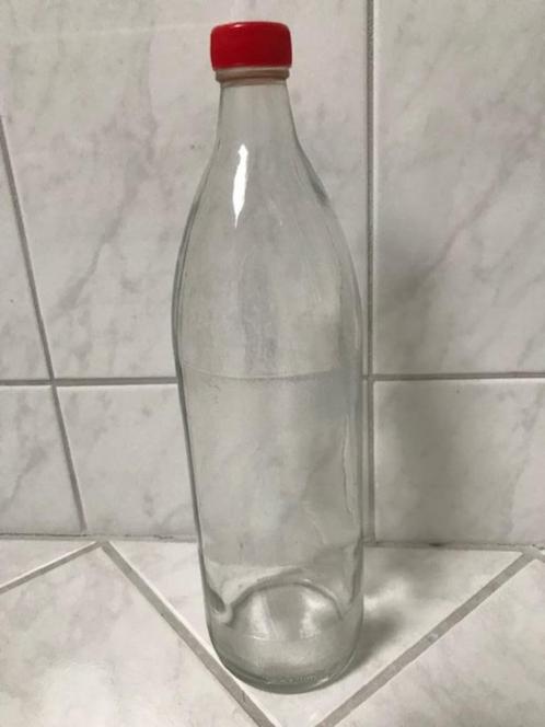 glazen flessen schoon 1 Liter, Verzamelen, Glas en Borrelglaasjes, Zo goed als nieuw, Overige typen, Ophalen of Verzenden