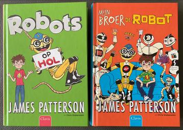 2x James Patterson Robots op hol en mijn broer de robot beschikbaar voor biedingen