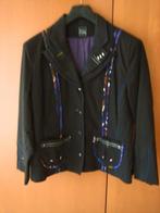 Zeer mooi speels zwart jasje PAUZE CAFÉ 44-46 snazzeys, Verzenden, Zwart, Maat 46/48 (XL) of groter, Nieuw