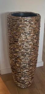 Mooie schelpen vaas, 25 tot 40 cm, Overige materialen, Rond, Binnen