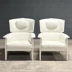 Set vintage lederen fauteuils – De Sede DS-168, Vintage, Ophalen of Verzenden, Zo goed als nieuw, X