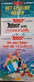 3x Asterix album, nr. 33 - 37 - 38, Diverse auteurs, Ophalen of Verzenden, Zo goed als nieuw, Meerdere stripboeken