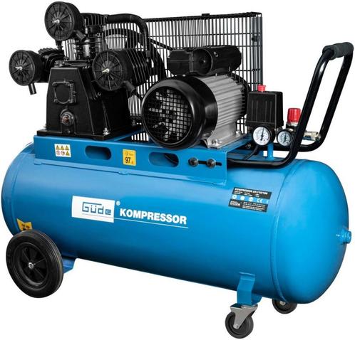 Nieuwe Gúde 551/10/100 compressor, Doe-het-zelf en Verbouw, Compressors, Nieuw, 10 bar of meer, 100 liter of meer, 400 tot 800 liter/min