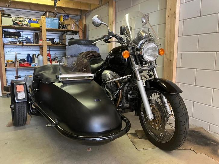 Moto Guzzi California Jackal met Squire zijspan, Motoren, Motoren | Zijspanmotoren, meer dan 35 kW, 2 cilinders, Motorrijbewijs A