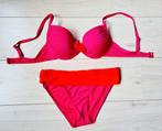 Bikini roze oranje 75B/M nieuwstaat, Kleding | Dames, Badmode en Zwemkleding, Bikini, Ophalen of Verzenden, Roze, Zo goed als nieuw