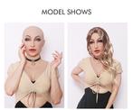 Roanyer siliconen vrouwen gezicht cosplay travestie nieuw, Nieuw, Ophalen of Verzenden